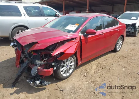 2020 Ford Fusion Se из США, поврежденный, VIN 3FA6P0HDXLR197377